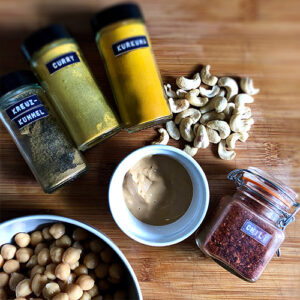 Kichererbsen Curry Gew&uuml;rze