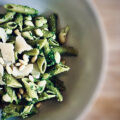 Grüne Pasta mit Bärlauchpesto