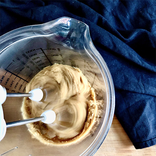 Porridge Topping - Mandelpops - Zutaten verrühren2