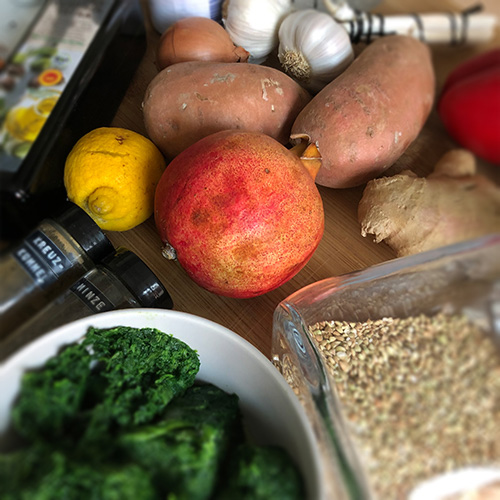 Rezept Süßkartoffel Eintopf Zutaten