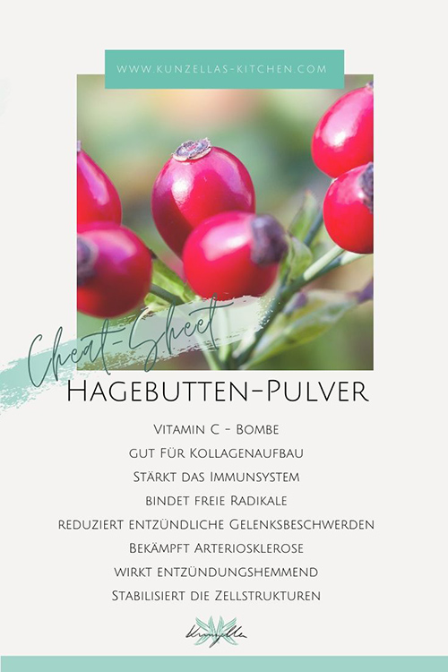 Cheat Sheet Hagebutte