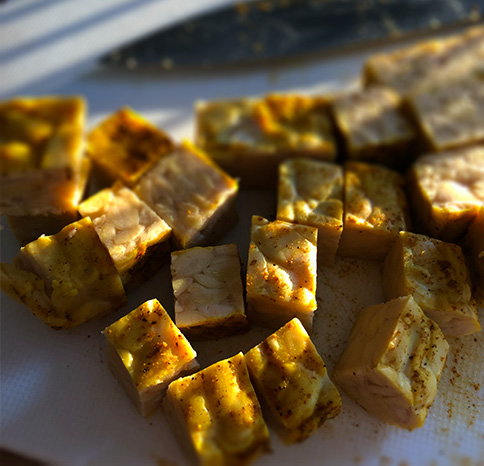 Reisnudel Bowl - Tempeh