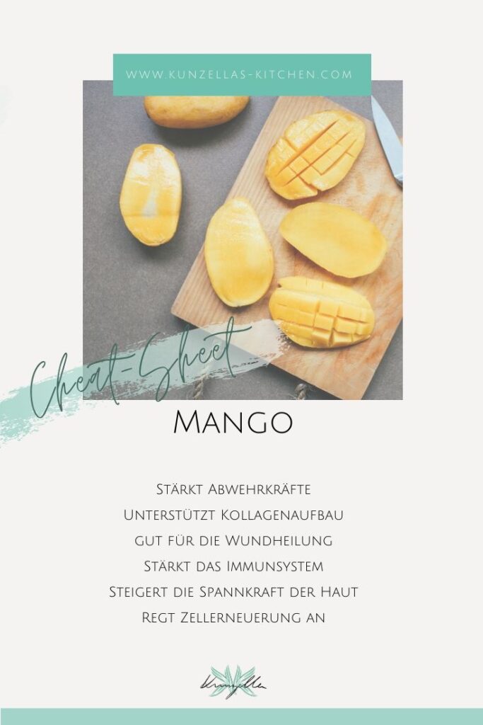 Warenkunde Spickzettel Mango