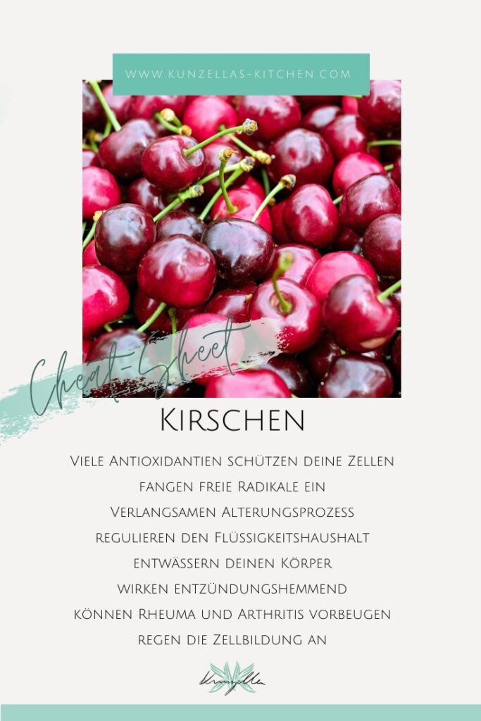Warenkunde Spickzettel Kirsche