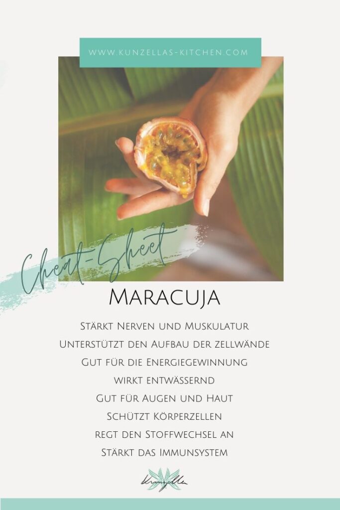 Warenkunde Spickzettel Maracuja