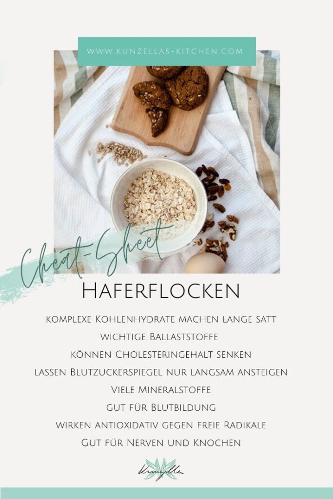 Spickzettel Warenkunde Haferflocken
