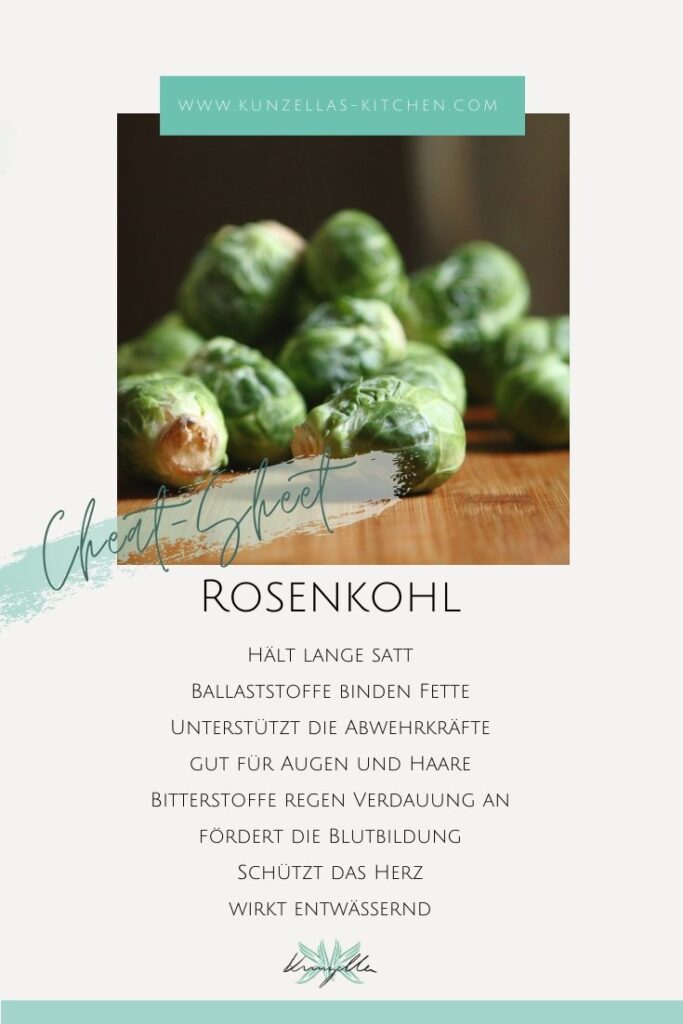 Warenkunde Spickzettel Rosenkohl