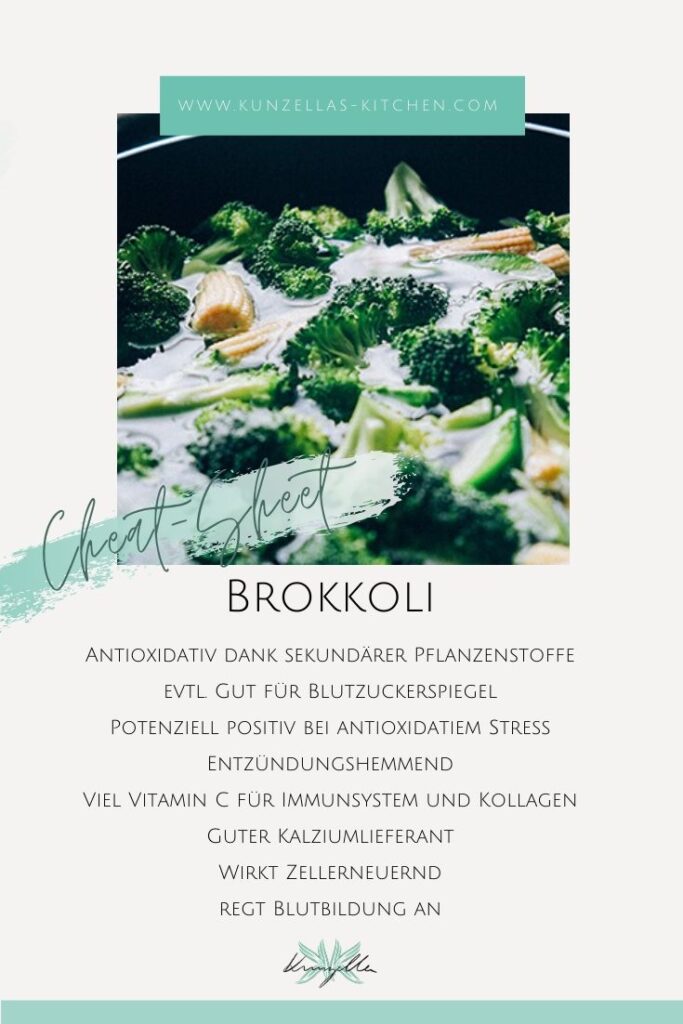 Cheatsheet Warenkunde Brokkoli