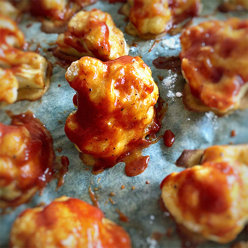 Rezept Blumenkohl Wings - marinieren