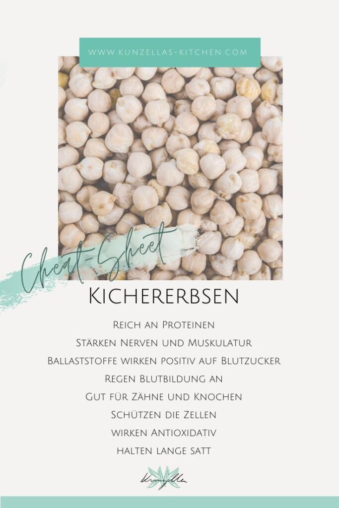 Warenkunde Spickzettel Kichererbse