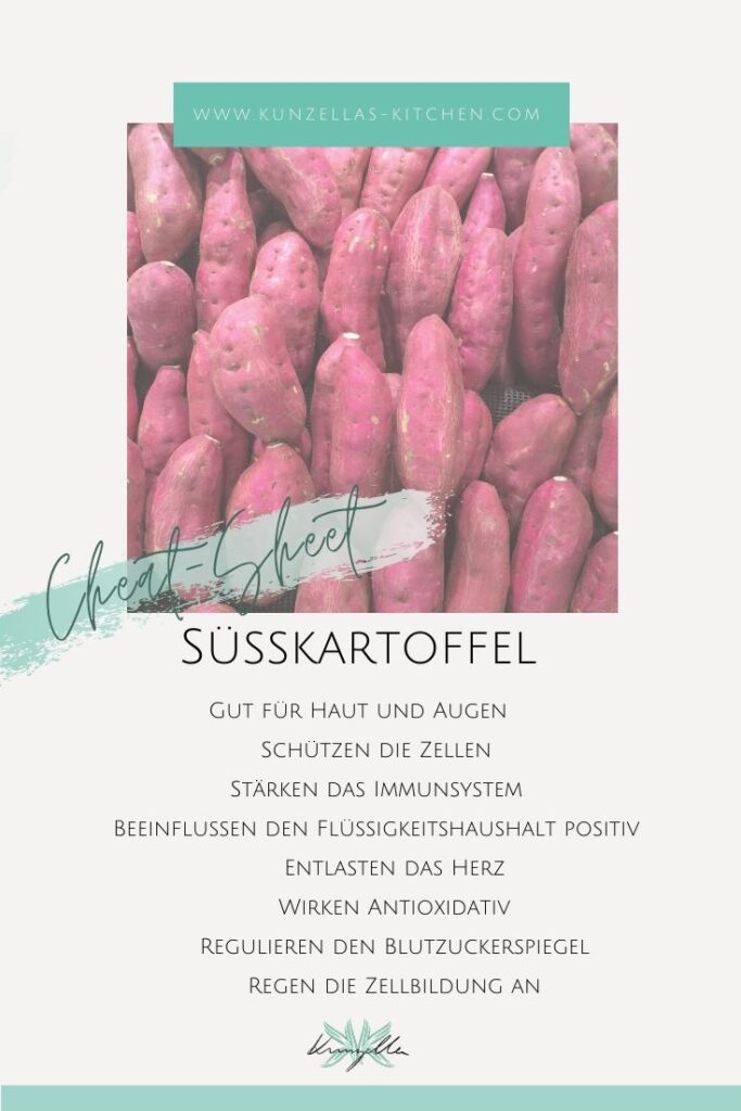 Warenkunde Spickzettel S&uuml;&szlig;kartoffel