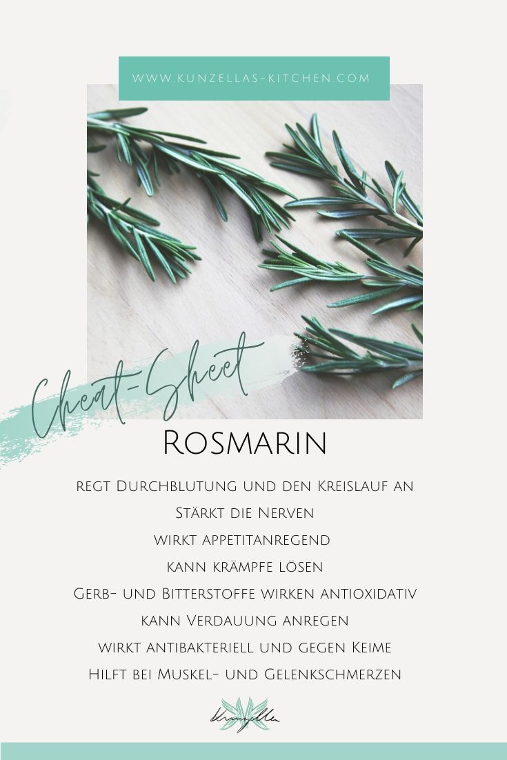 Warenkunde Spickzettel Rosmarin