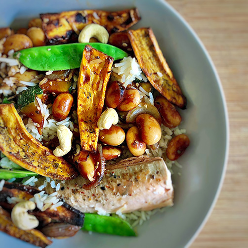 Rezept Wildlachs Bowl