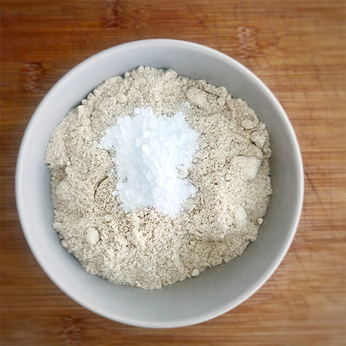 Rezept lila Carrot cake -  Mehl, Backpulver, Zimt, Vanille
