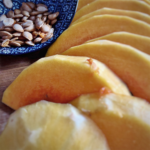 Rezept Ingwer-Kürbis vom Blech - Kürbis