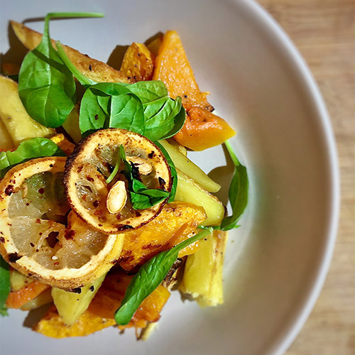 Rezept Ingwer-Kürbis vom Blech