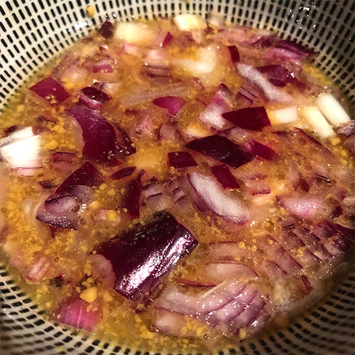 Rezept Rotkohl Schnitzel - Salatsoße