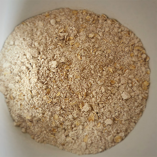 Veganes Bananenbrot trockene Zutaten