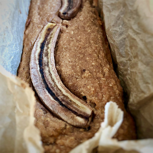 Veganes Bananenbrot Gebacken