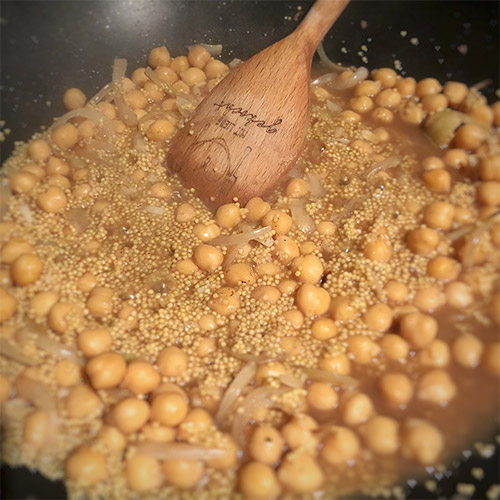 Rezept Kichererbsen Tabouleh - kochen