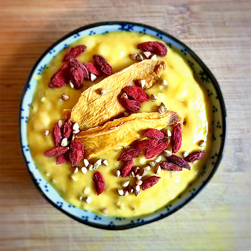 Rezept Vegane Joghurt Bowl Mango