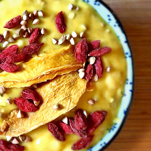Rezept Vegane Joghurt Bowl Foto