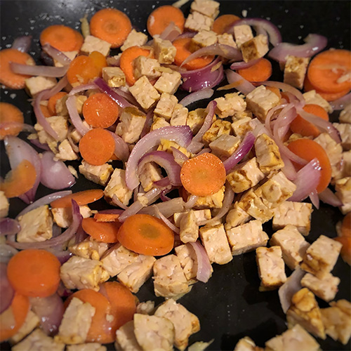 Rezept One Pot Curry Bowl Tempeh