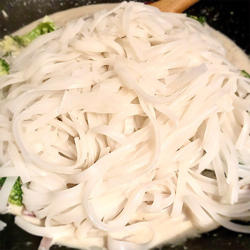 Kokos Curry - Reisnudeln