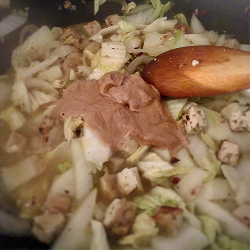 Rezept Grüne Linsen Pasta - Erdnussmus