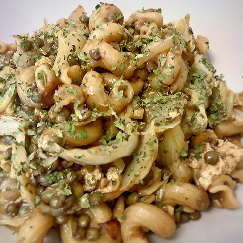Rezept Grüne Linsen Pasta 2