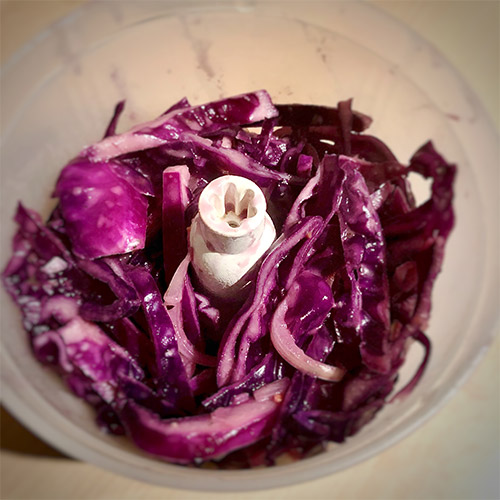 Rezept Rotkohl Lasagne - Im Foodprozessor